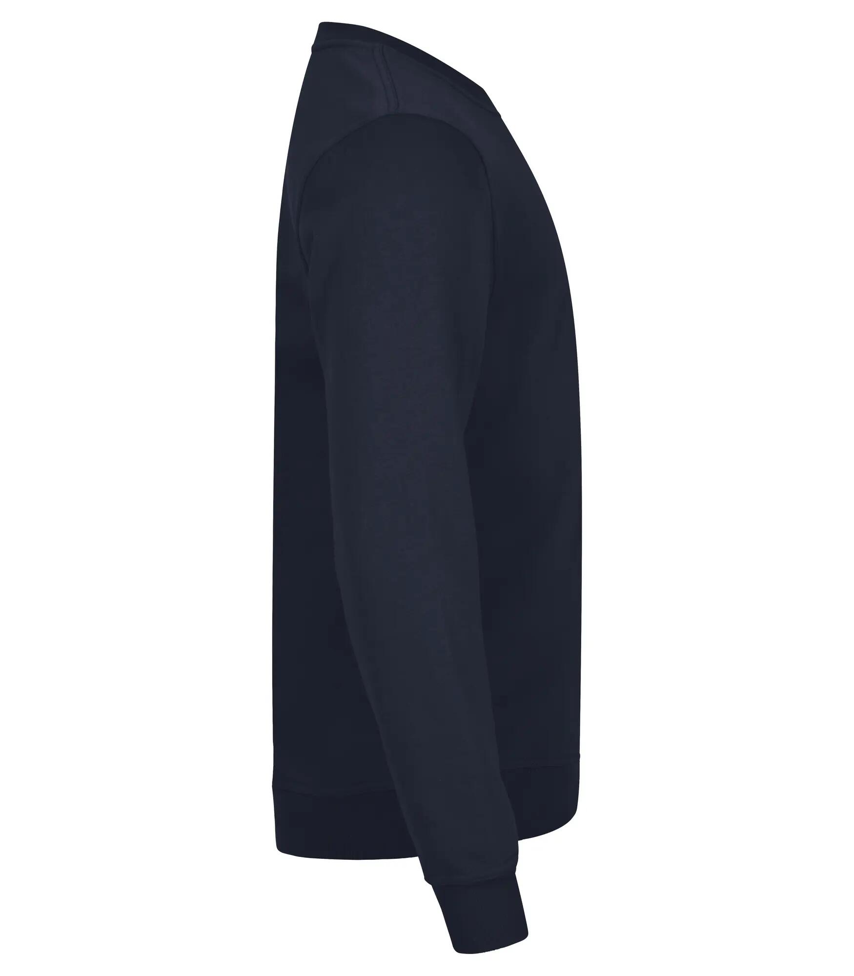 clique Miami Roundneck – camisola gola redonda em algodão reciclado – Navy 3/4