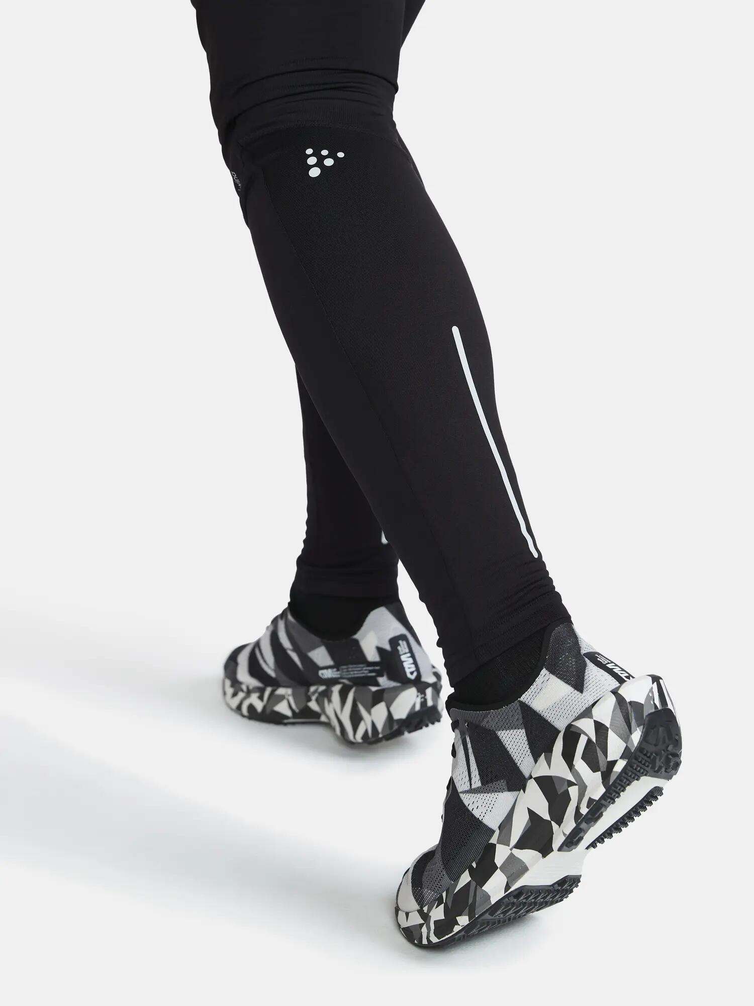 craft meia-calça ADV Essence Warm Wind Tights 2 M corta-vento quente – Black 4/7