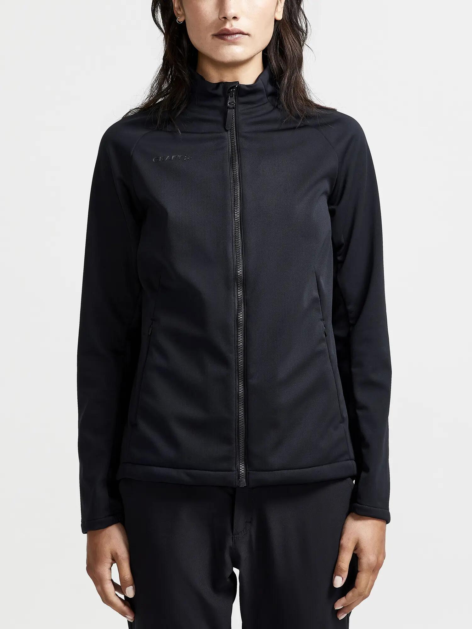 craft CORE Explore Softshelljas Dames – rekbaar, zwart – Black 2/6