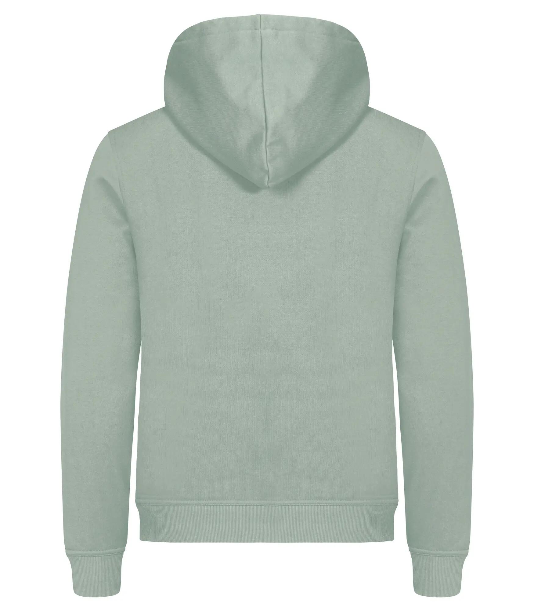 clique Miami Hoodie van katoen en gerecycled polyester – Sage Green 2/4