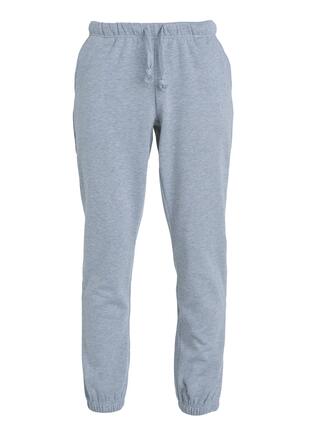 clique Basic Pants — spodnie unisex z dresu grey melange