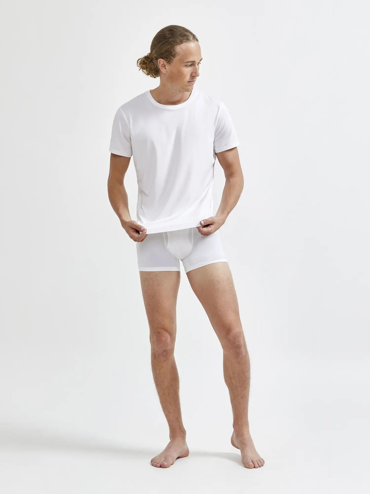Active Boxer 3-Inch Uomo - leggero e traspirante – White 3/4