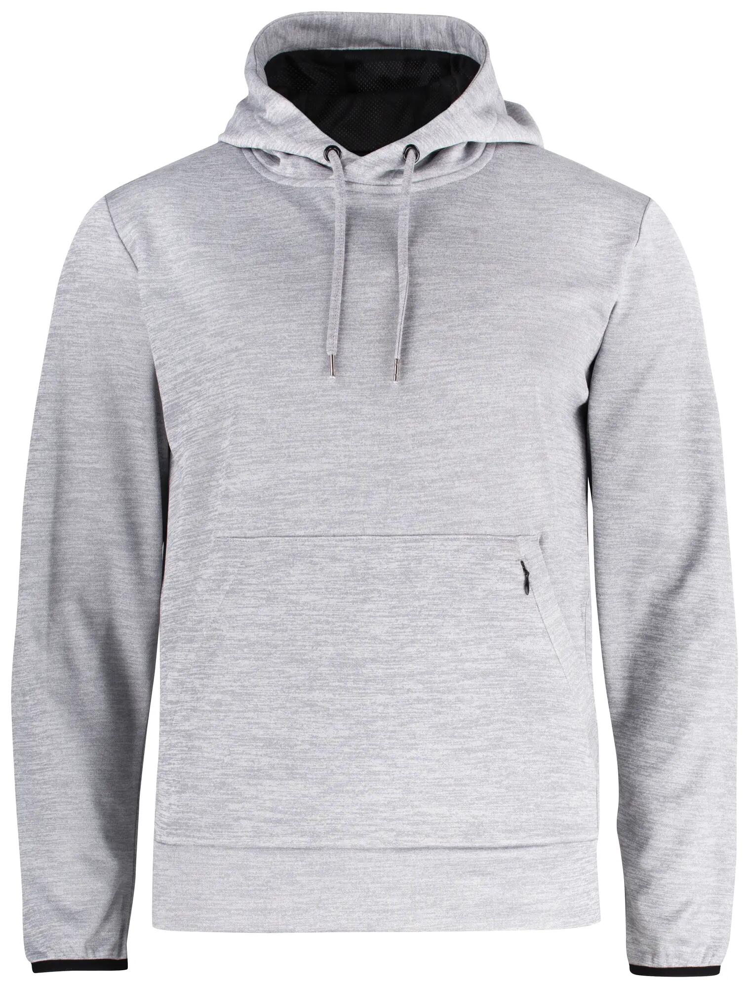 clique Oakdale Funktions-Hoodie aus Polyester – ash 1/4