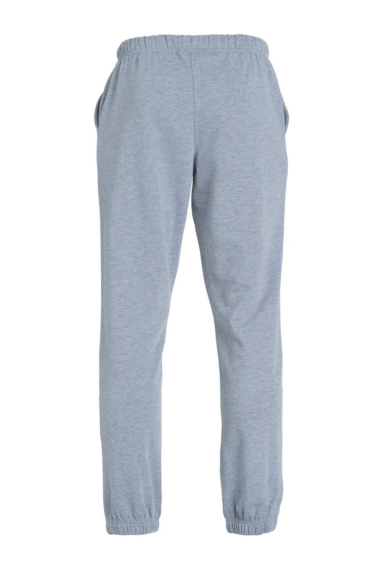 clique Basic Pants — unisex joggingbroek in grey melange 2/4