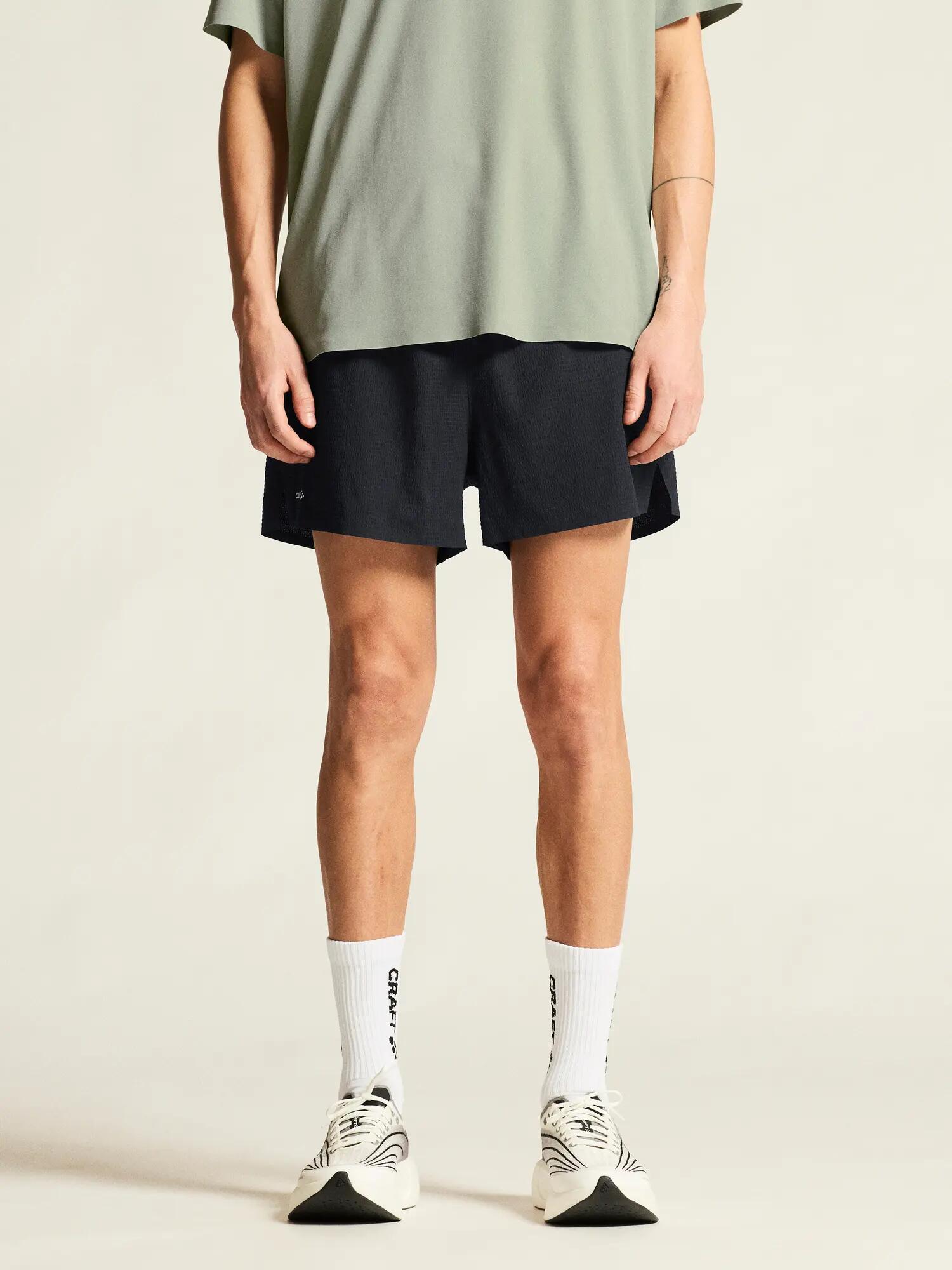 craft Hypervent Structure Shorts M – Laufshorts aus recyceltem Polyester – Black 5/7