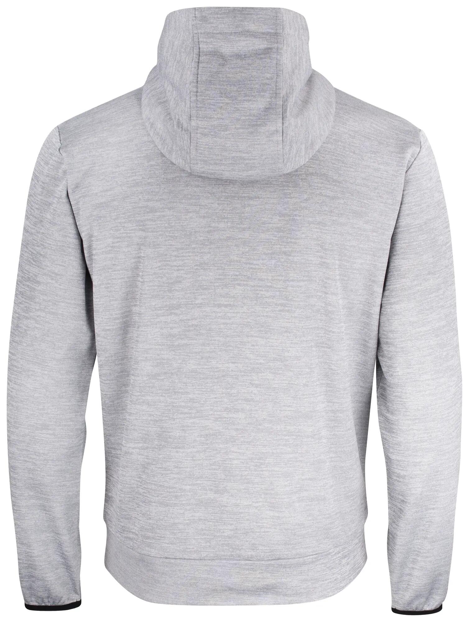 clique Oakdale Funktions-Hoodie aus Polyester – ash 2/4