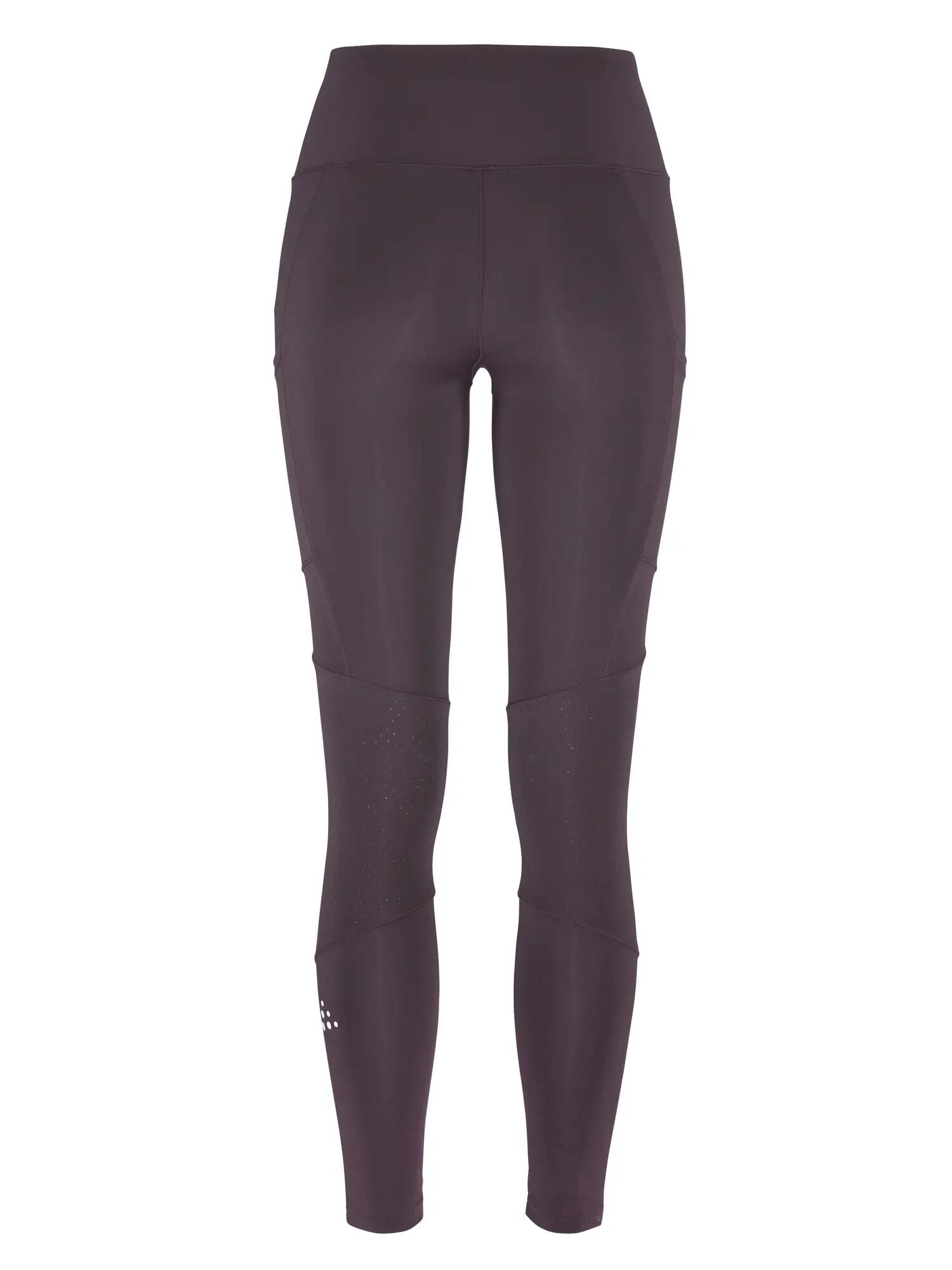 craft ADV Essence Tights 2 Damen - Weiche Funktions-Tights mit Taschen – Dk Plum 2/7