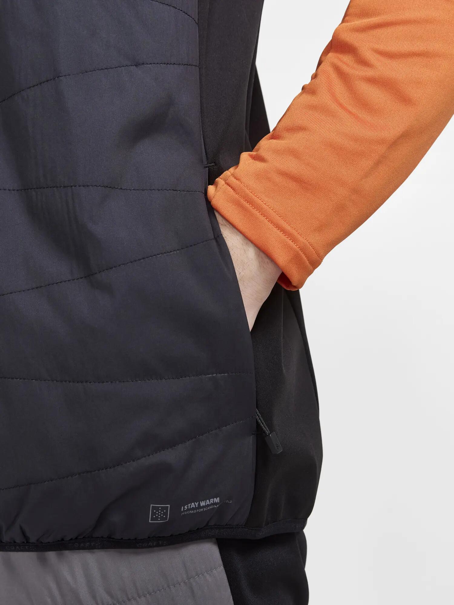 craft Core Nordic Training Insulate Vest M - isolierte Skiweste – Black-Slate 6/7