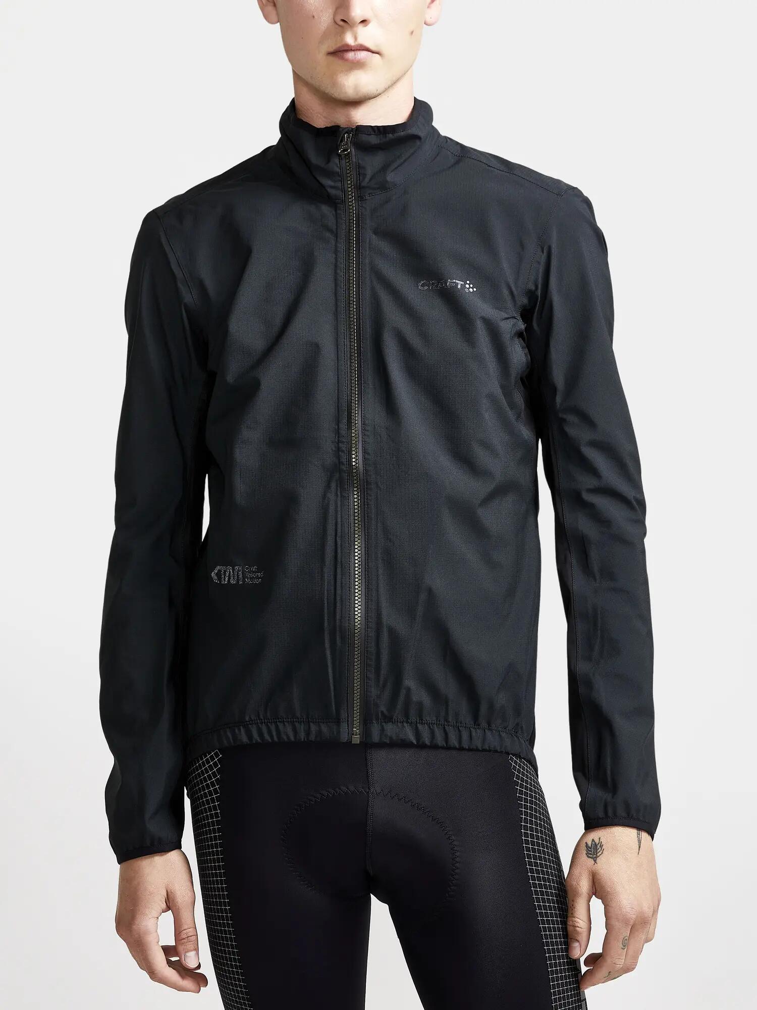 craft CTM Hydro Jacket M leichte wasserdichte Fahrradjacke – BLACK 2/7