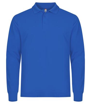 clique Polo manches longues Manhattan L/S pour homme — col rayé, boutons