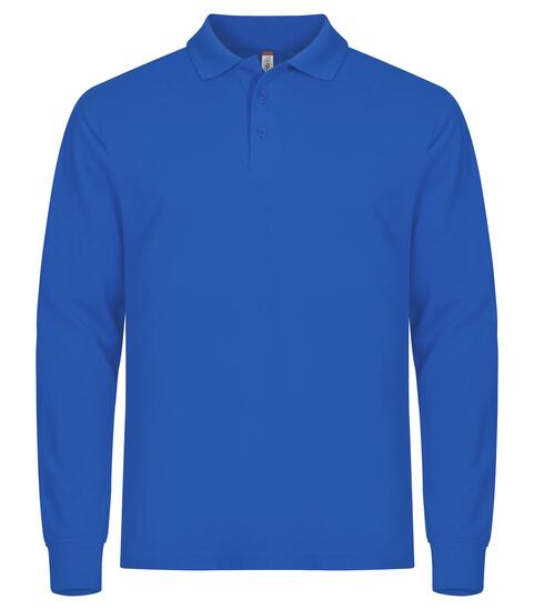 clique Polo manches longues Manhattan L/S pour homme — col rayé, boutons