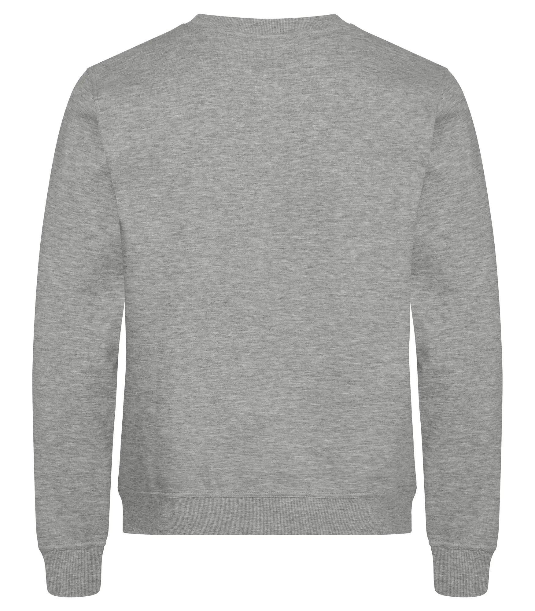 clique Miami Roundneck – camisola gola redonda em algodão reciclado – Grey 4/4