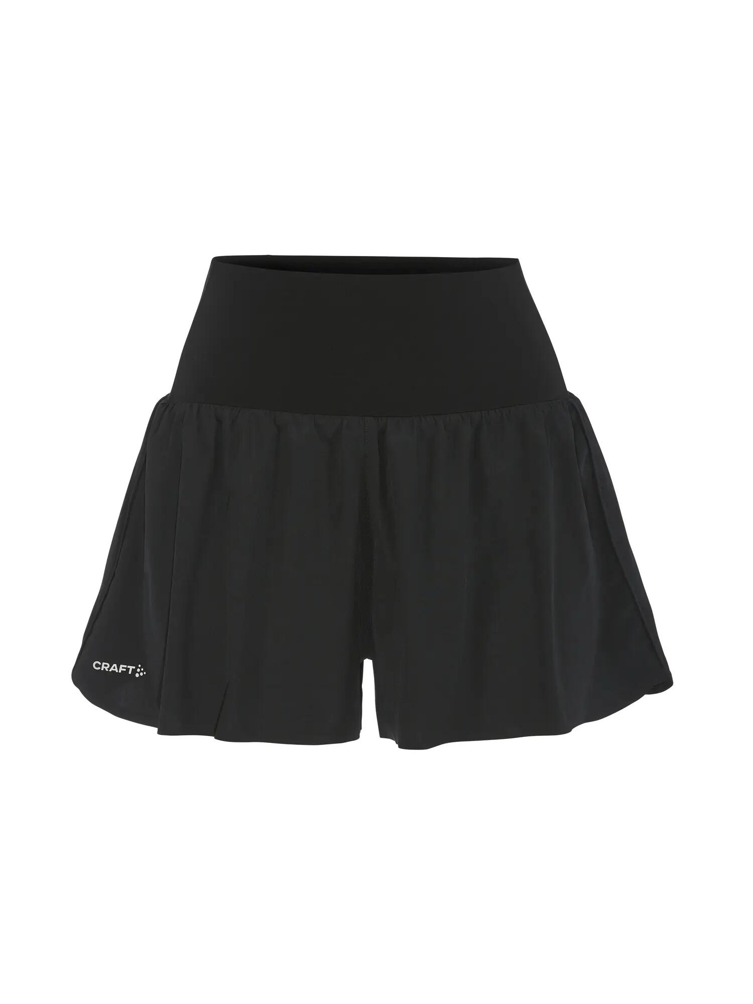 craft Hypervent Wide Shorts W - weite Laufshorts mit breitem Bund – Black 3/7