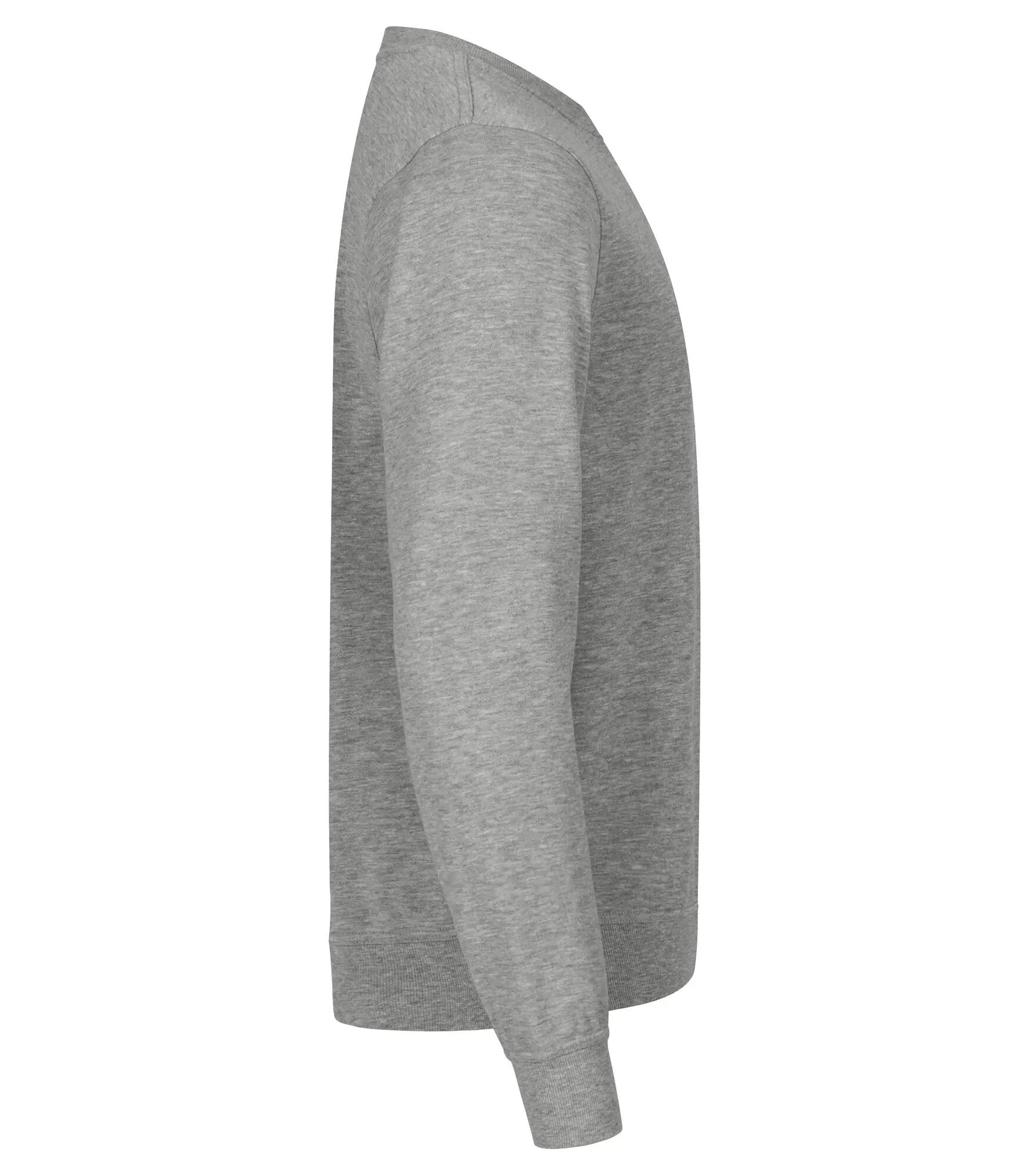 clique Miami Roundneck – camisola gola redonda em algodão reciclado – Grey 3/4