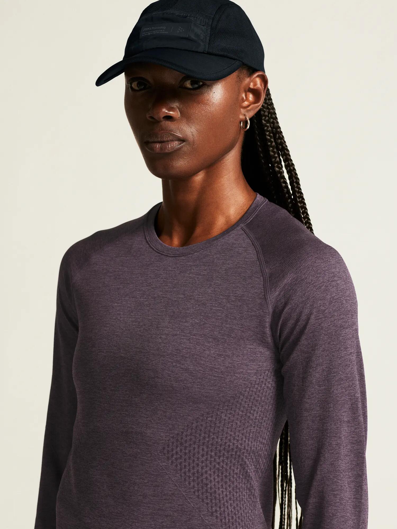CORE Dry Active Comfort Camiseta manga larga mujer — termorreguladora – Dk Plum 5/7
