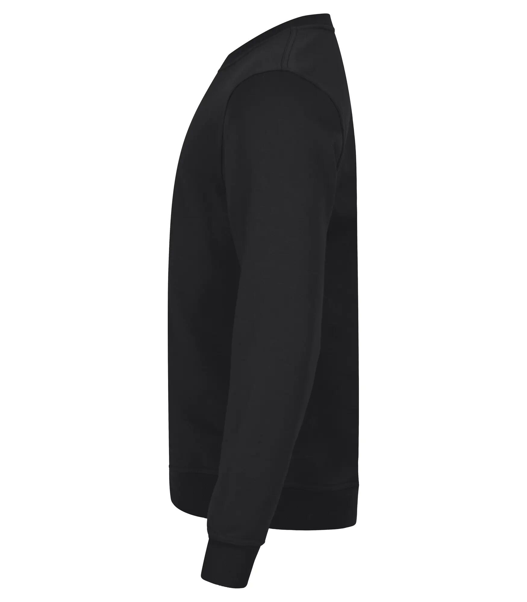clique Miami Roundneck – sweat léger en coton recyclé – Black 4/4