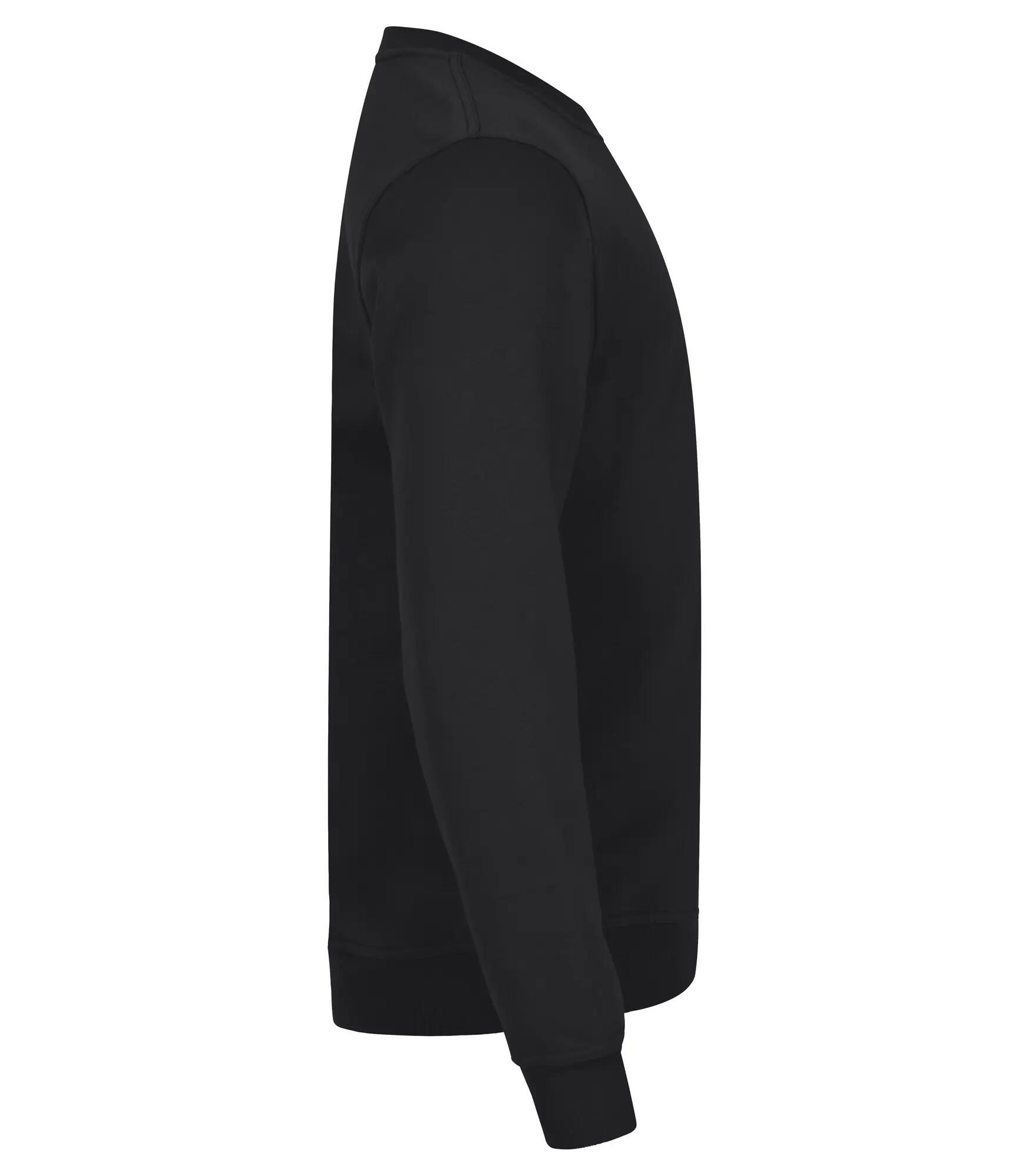 clique Miami Roundneck – sweat léger en coton recyclé – Black 2/4