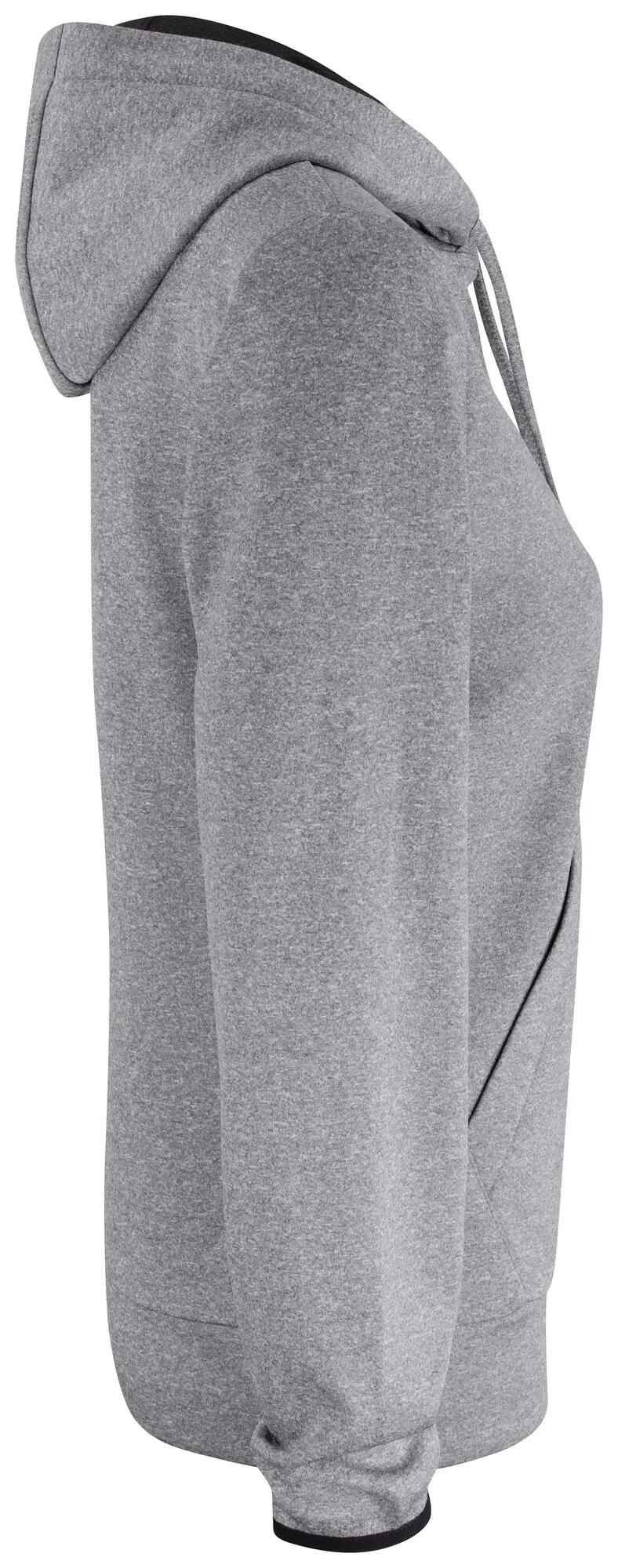 clique Oakdale Women — sweat com capuz funcional em poliéster, cinzento 4/4