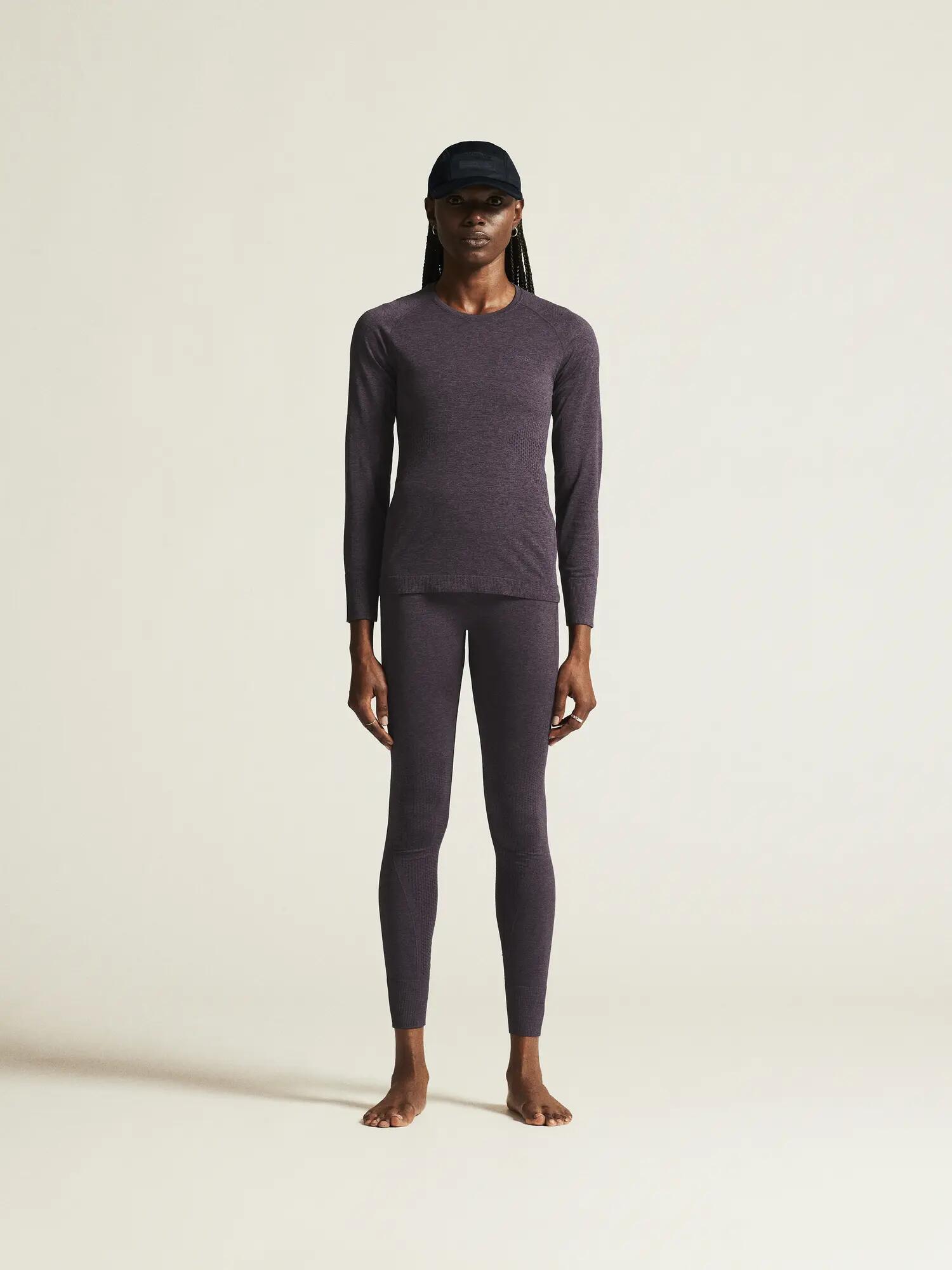 CORE Dry Active Comfort Camiseta manga larga mujer — termorreguladora – Dk Plum 3/7
