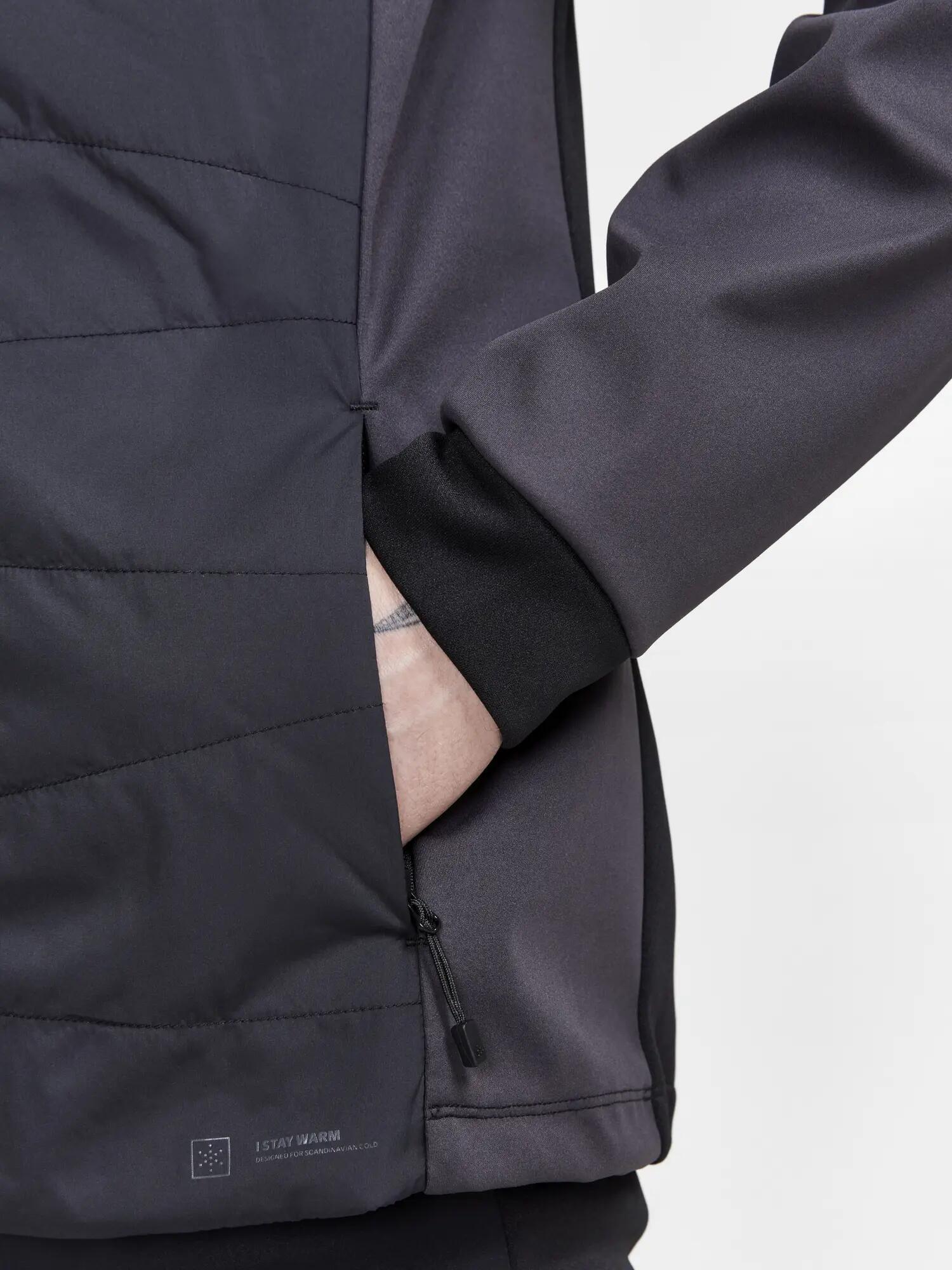 craft Core Nordic Training Insulate Jacke M - Leichte Isolierung – Black-Slate 5/6