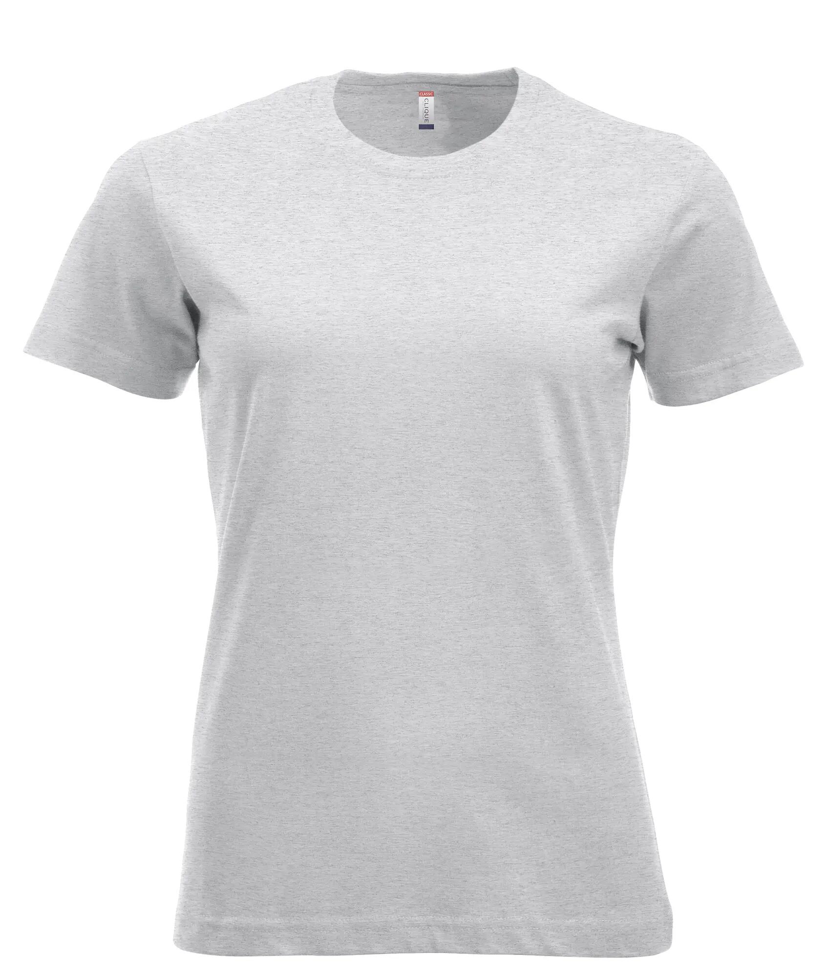 clique New Classic-T Women – T-shirt en coton ringspun, coupe contemporaine – 1/4