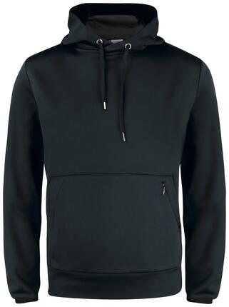 clique Oakdale Herren Kapuzenpullover aus Polyester, schwarz – black
