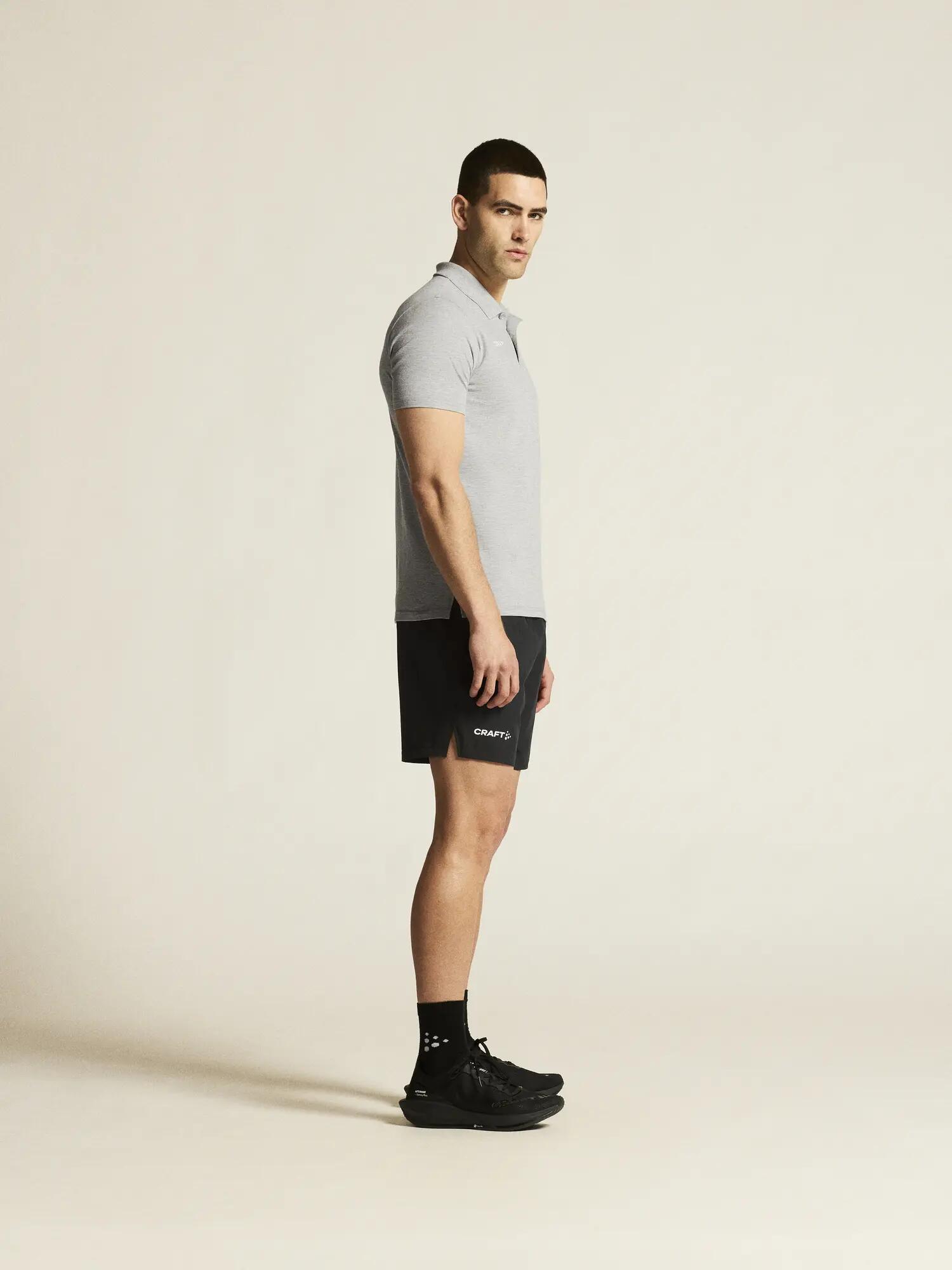 craft Polo Community 2.0 Herren aus Baumwollmischung – Grey Melange 7/7