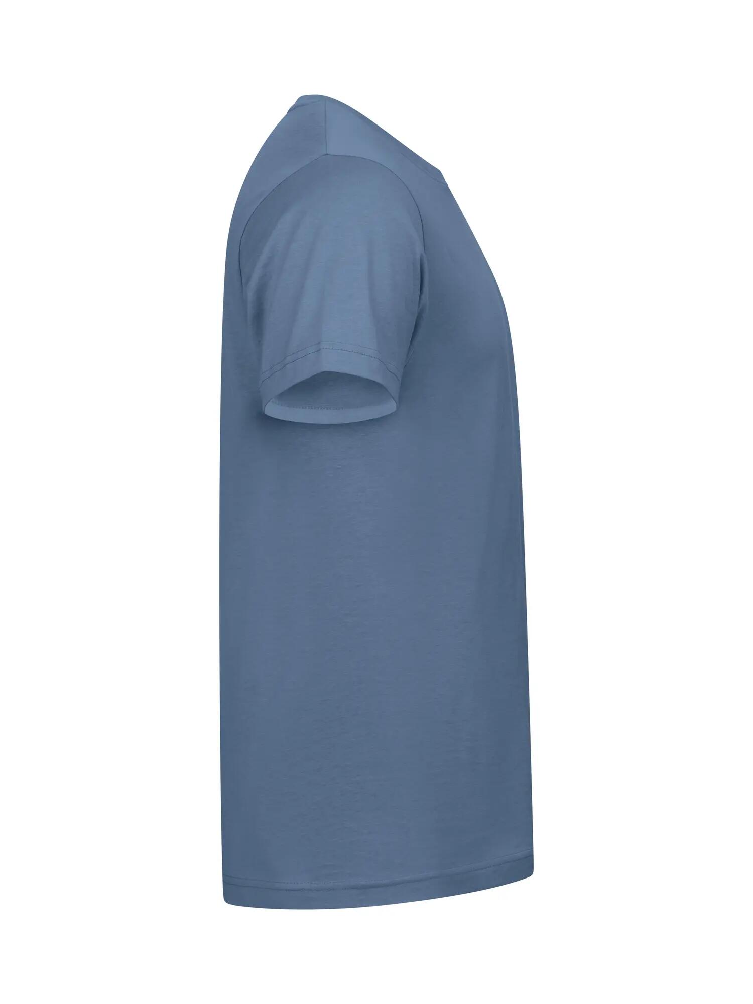 clique New Classic-T T-shirt homme en coton, coupe contemporaine – Steel Blue 4/4