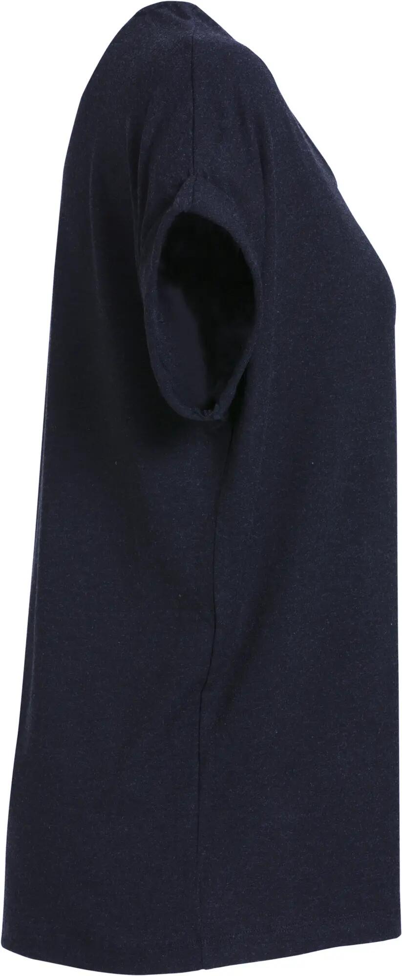 clique Camiseta mujer Katy en mezcla de viscosa, corte holgado – dark navy 4/4
