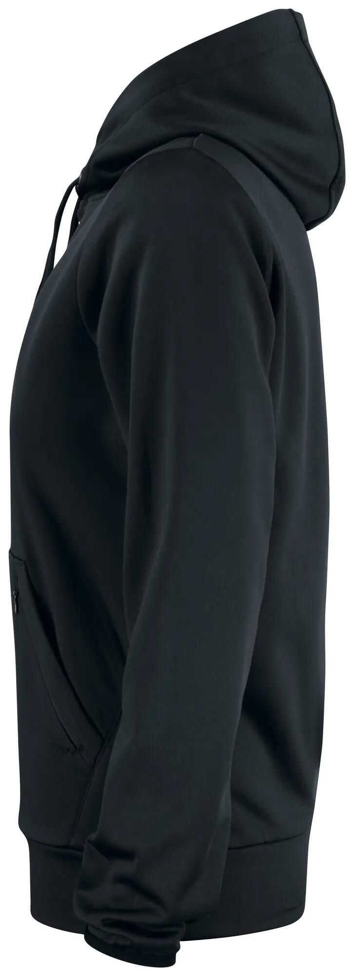 clique Oakdale Herren Kapuzenpullover aus Polyester – black 4/4