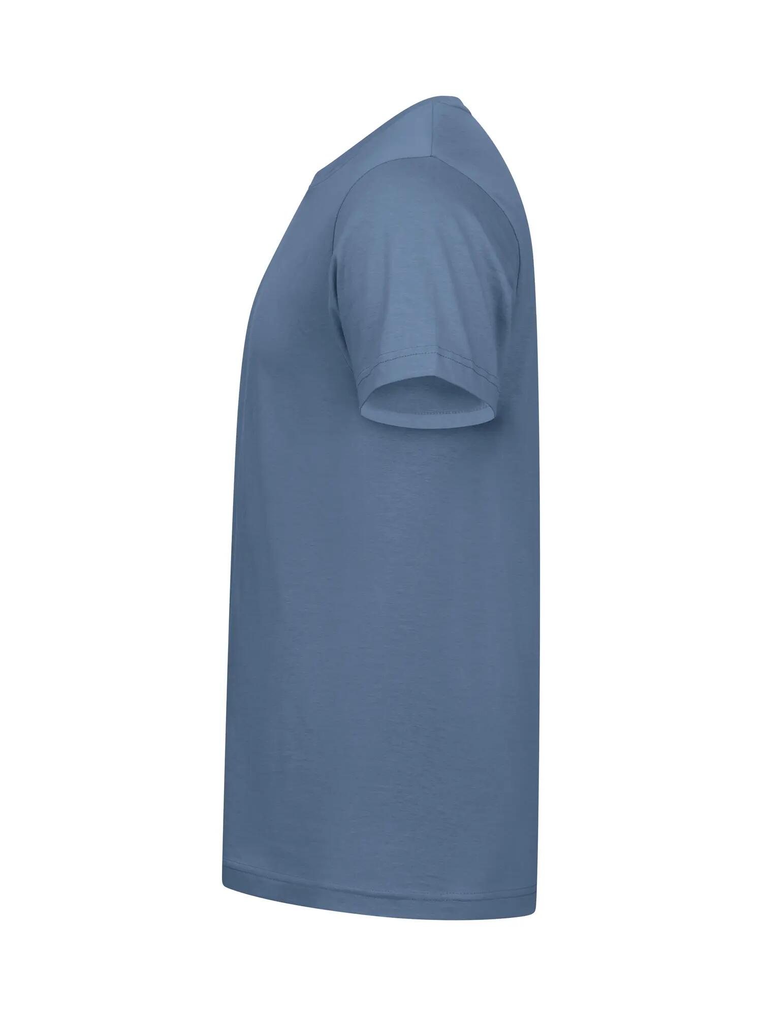 clique New Classic-T T-shirt homme en coton, coupe contemporaine – Steel Blue 3/4