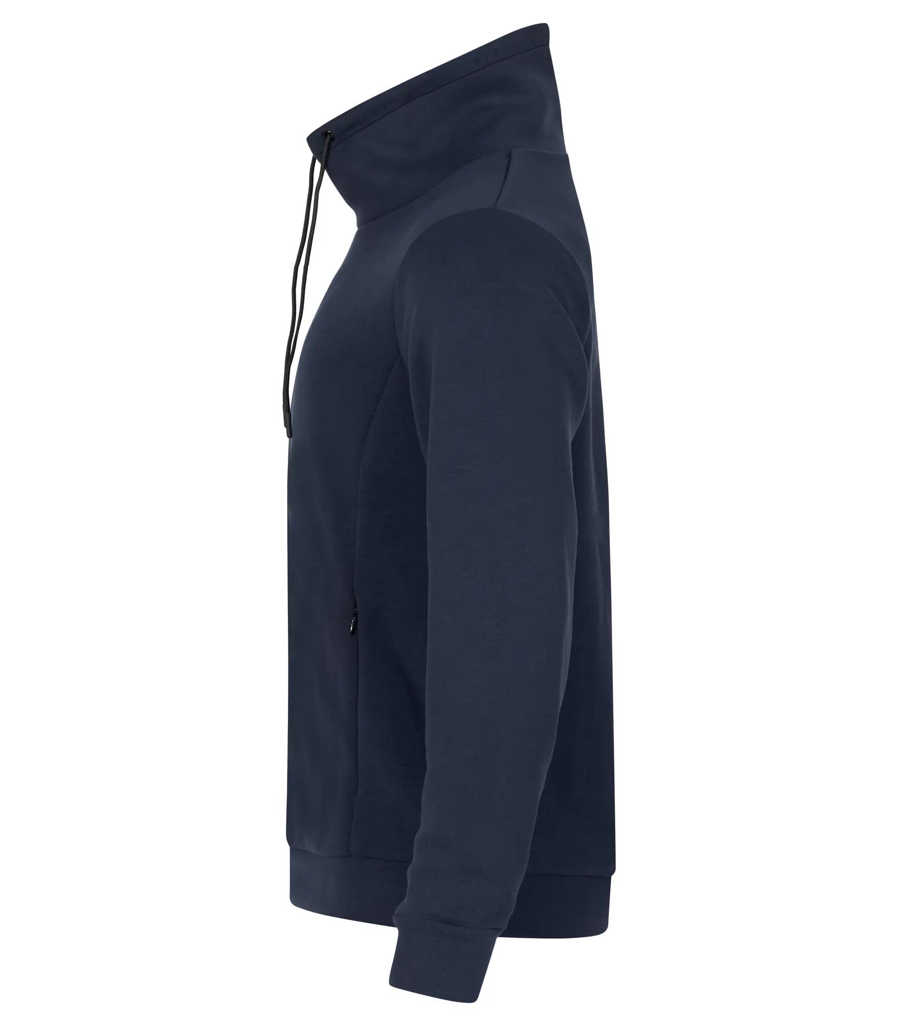 clique Hobart bluza z wysokim kołnierzem – Dark Navy 3/4