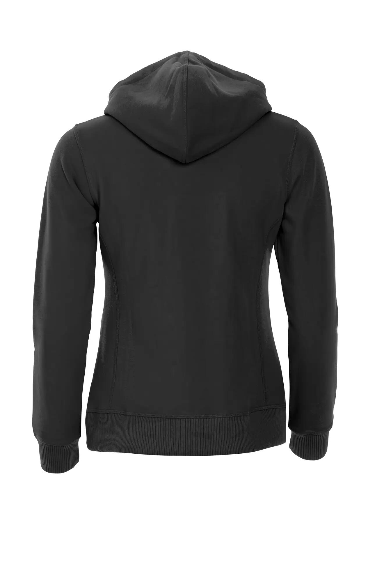 clique Classic Hoody Women - sweatshirt com capuz preta com bolso canguru – 2/4
