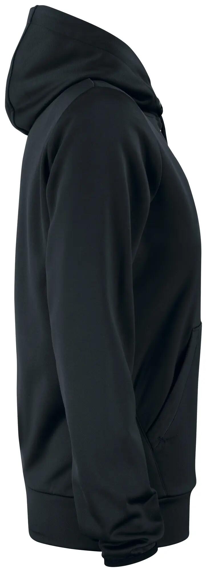 clique Oakdale Herren Kapuzenpullover aus Polyester – black 3/4