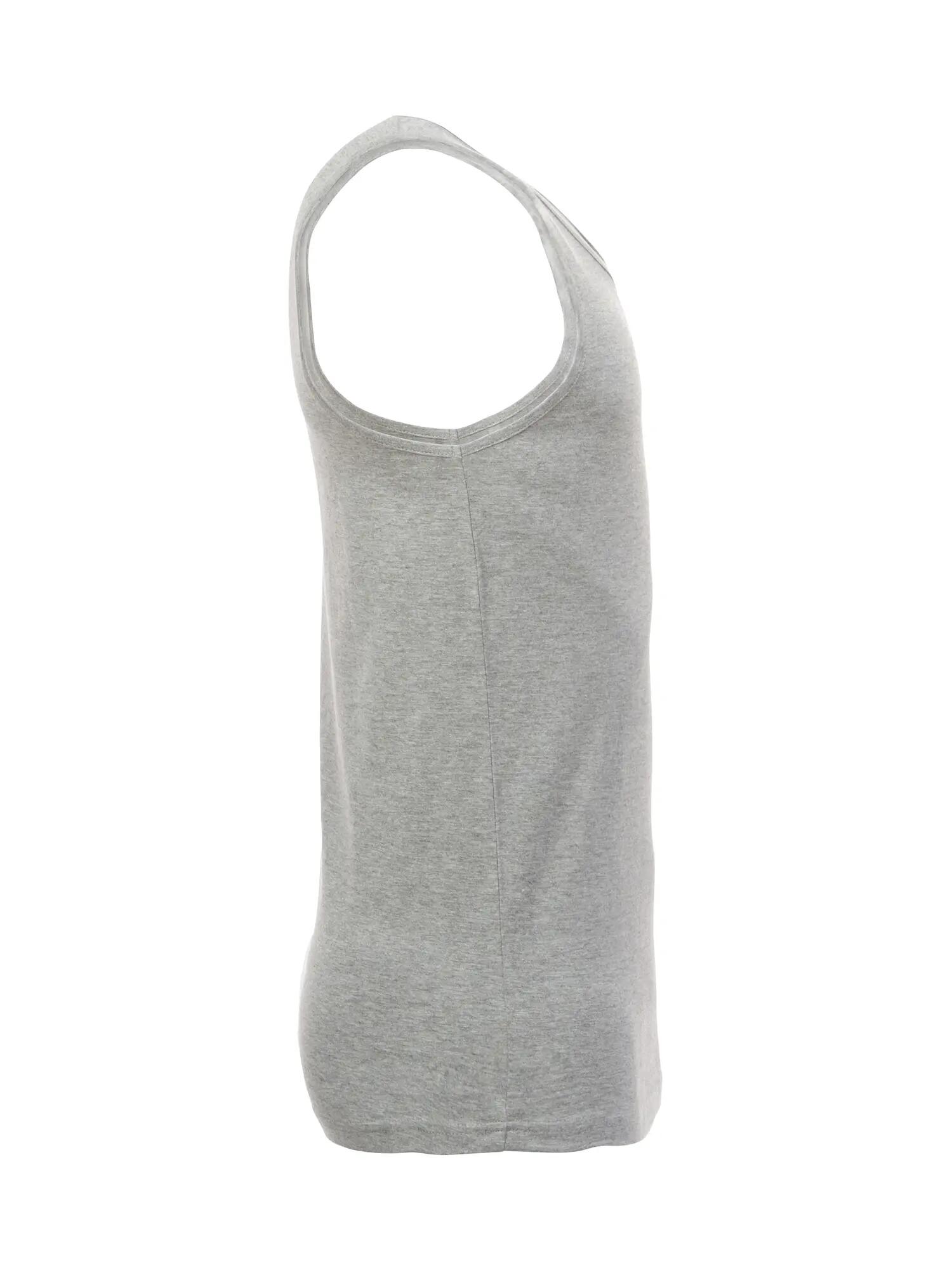 clique Classic Tanktop – Ärmelloses Herren-Top aus Baumwolle – grey melange 4/4