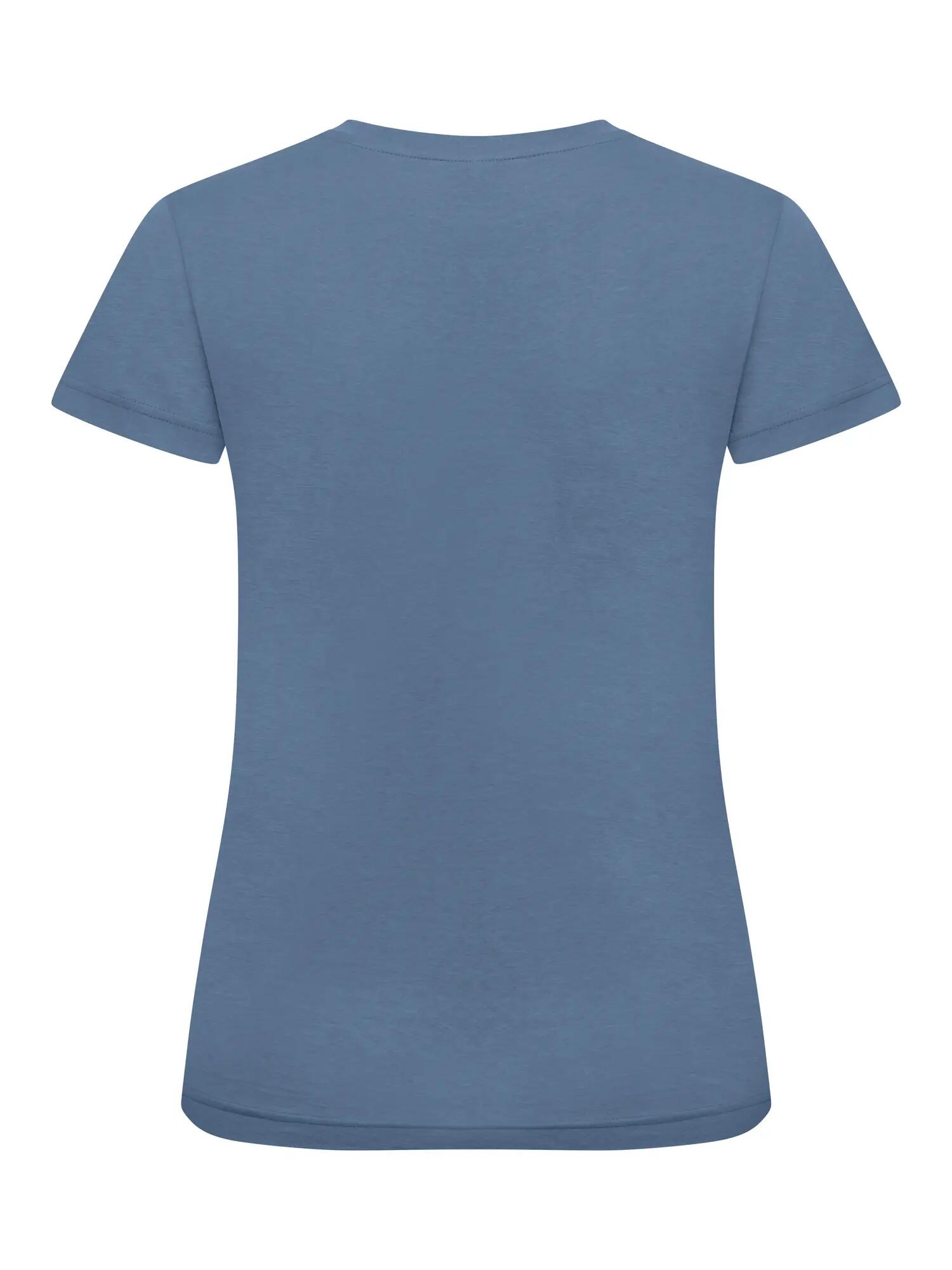 clique New Classic-T Women – T-shirt em algodão ringspun – Steel Blue 2/4