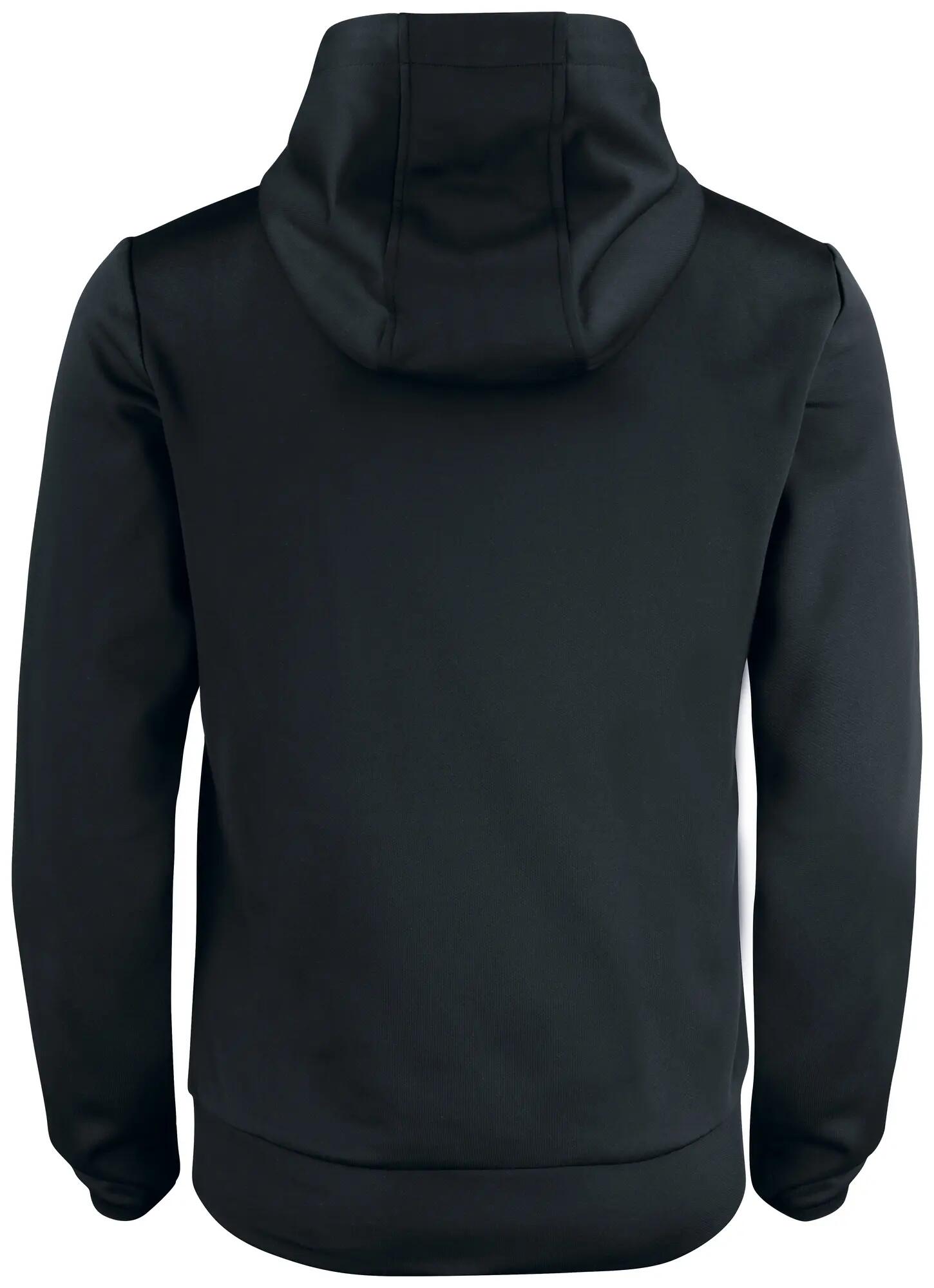 clique Oakdale Herren Kapuzenpullover aus Polyester – black 2/4
