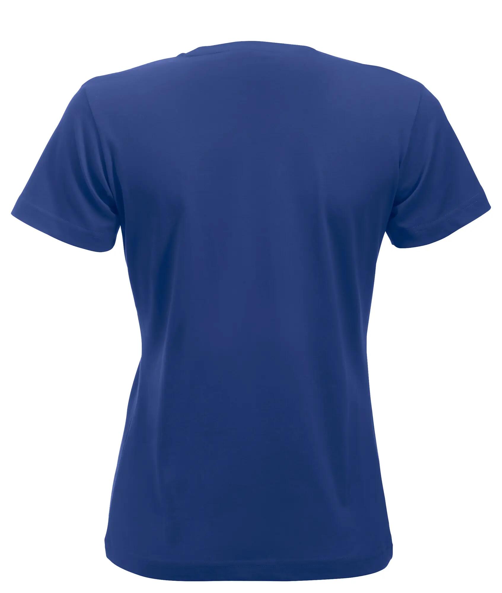 clique New Classic-T Women – Klasyczny T-shirt z ringspun bawełny – blue 2/4