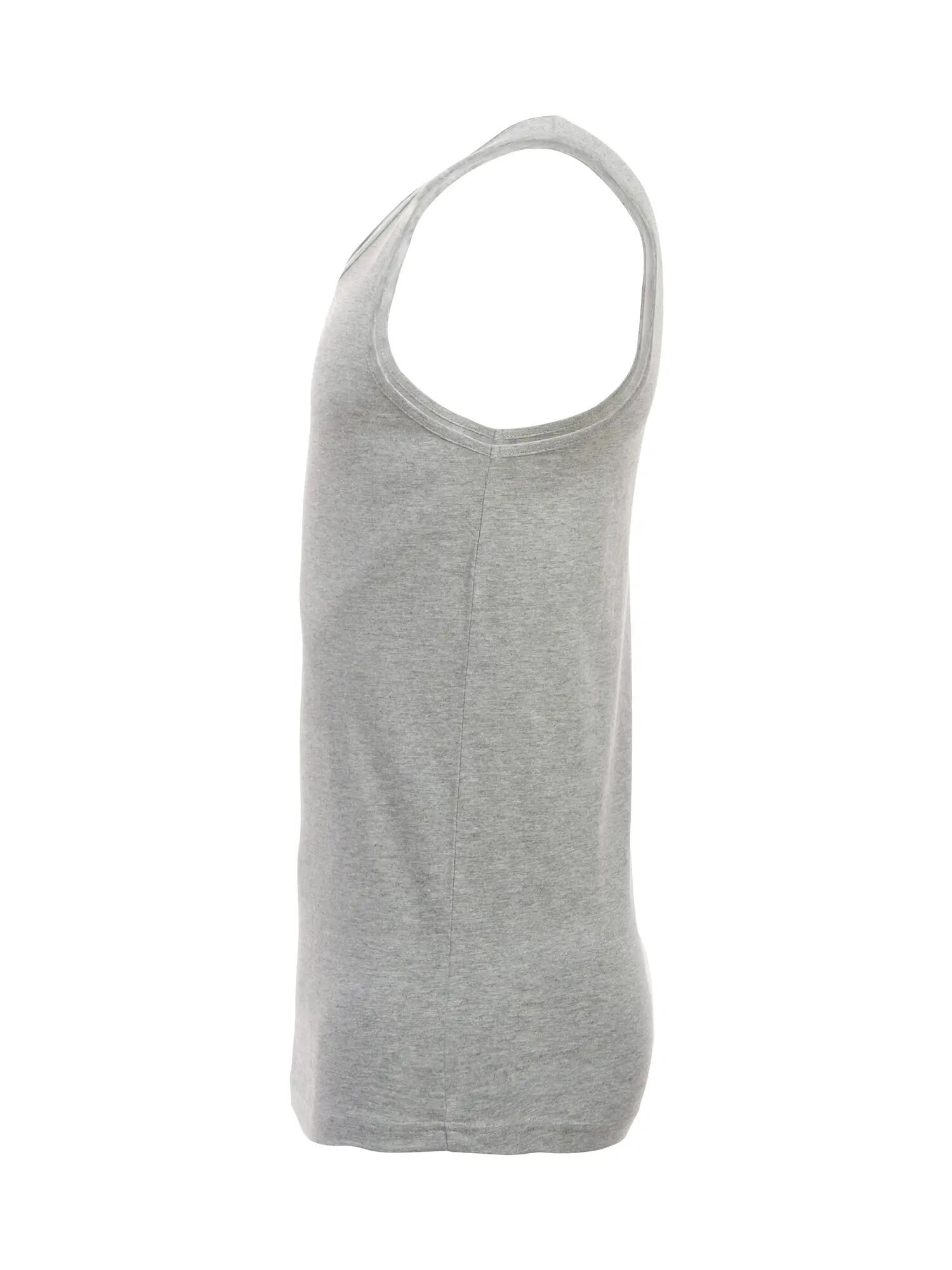 clique Classic Tanktop – Ärmelloses Herren-Top aus Baumwolle – grey melange 3/4