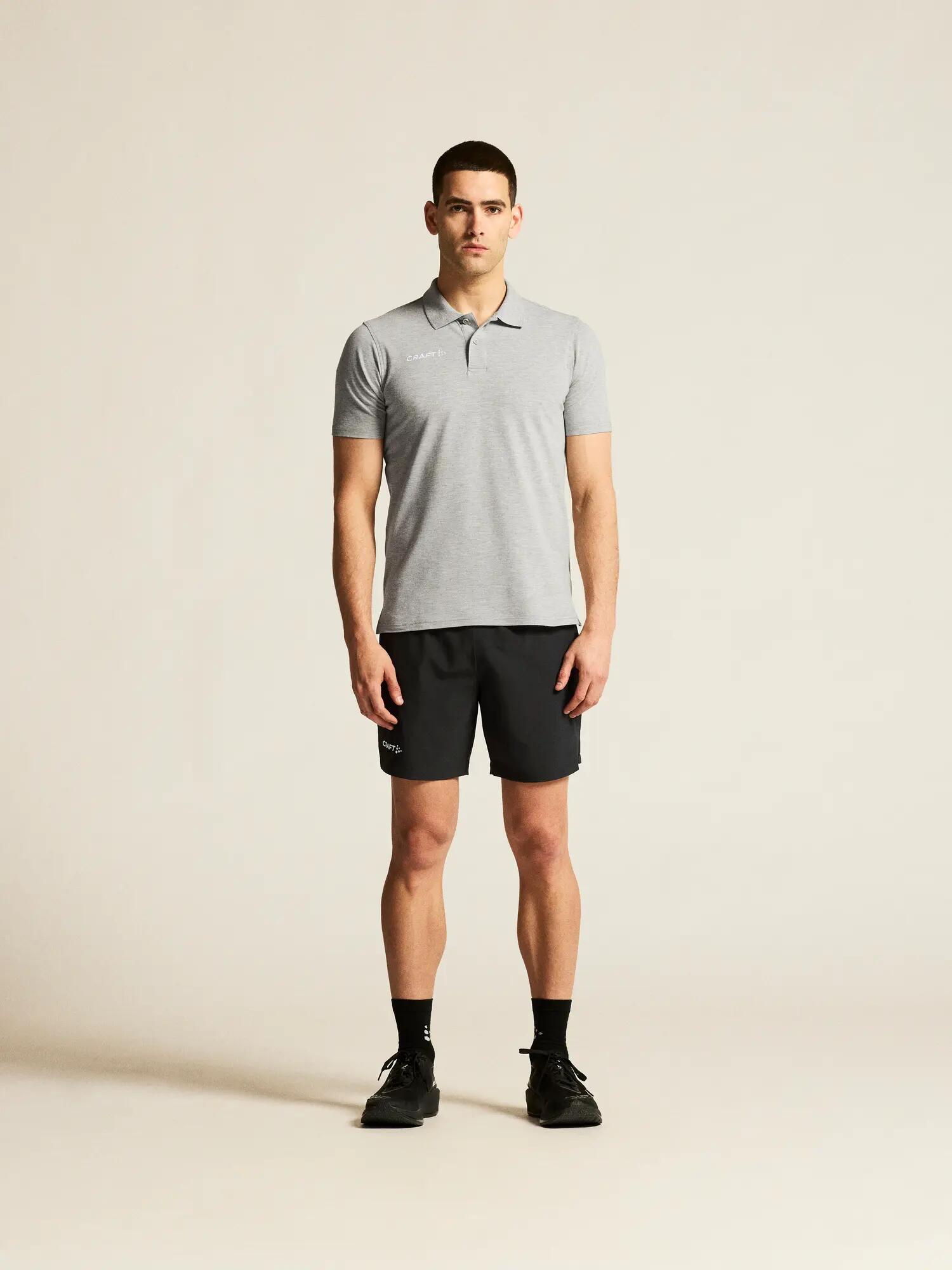 craft Polo Community 2.0 Herren aus Baumwollmischung – Grey Melange 5/7