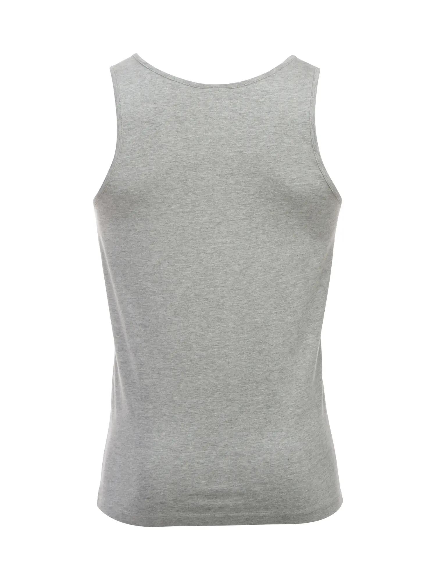 clique Classic Tanktop – Ärmelloses Herren-Top aus Baumwolle – grey melange 2/4