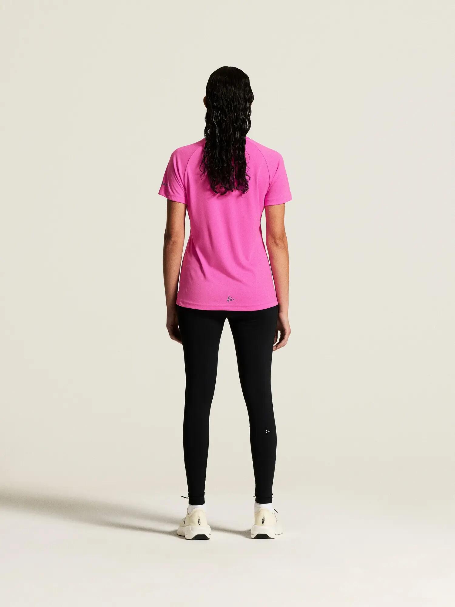 craft Core Unify Training Tee W - T-Shirt aus recyceltem Polyester – Magenta 7/7
