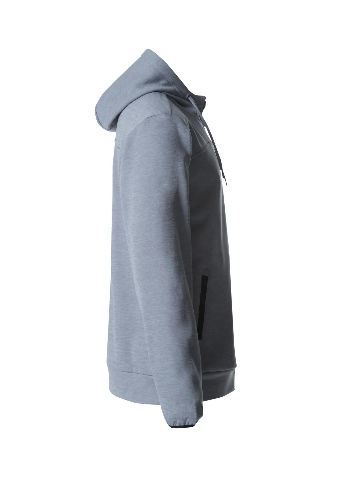 clique Kapuzenjacke Ottawa aus weichem Polyester – ash 4/4