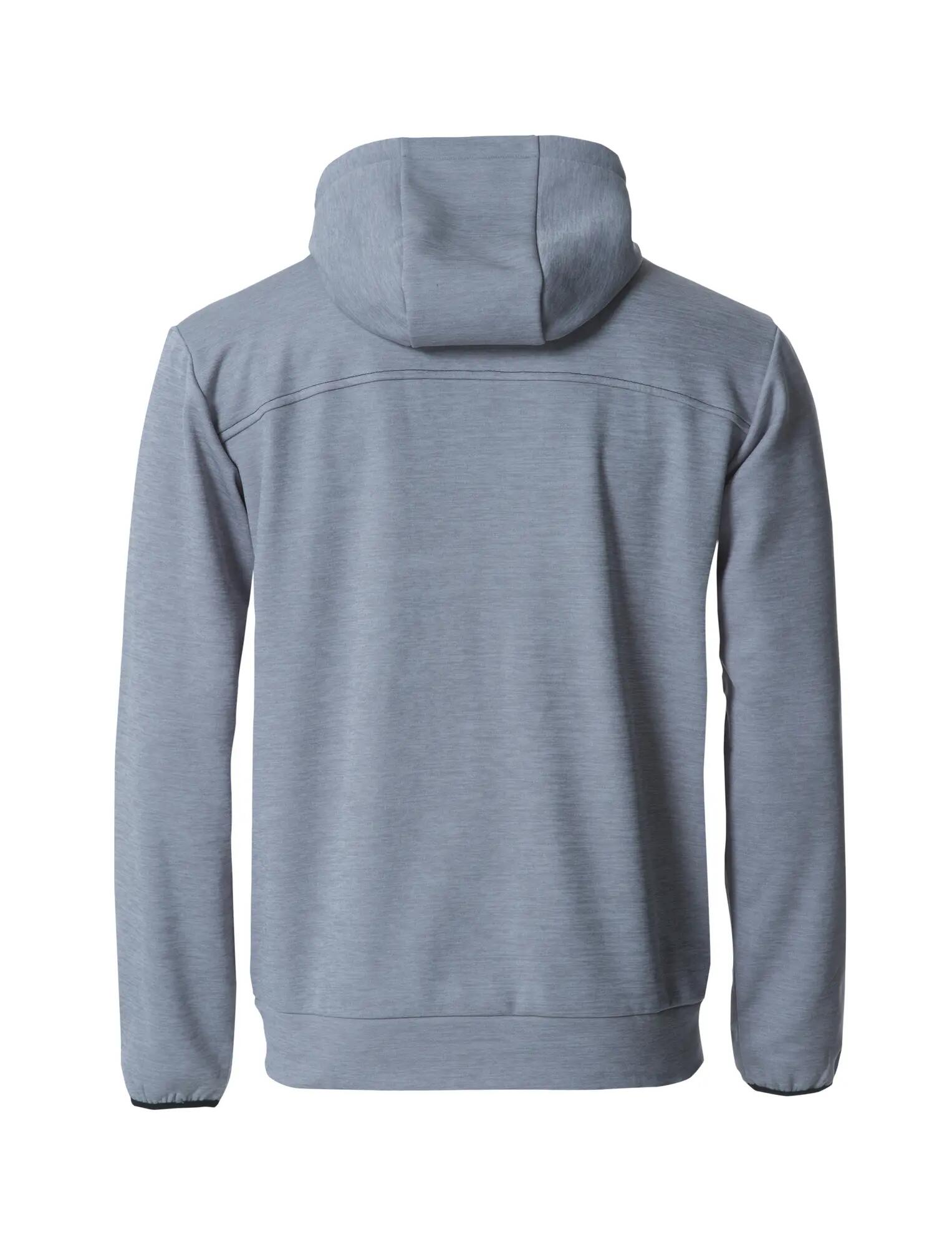 clique Kapuzenjacke Ottawa aus weichem Polyester – ash 2/4