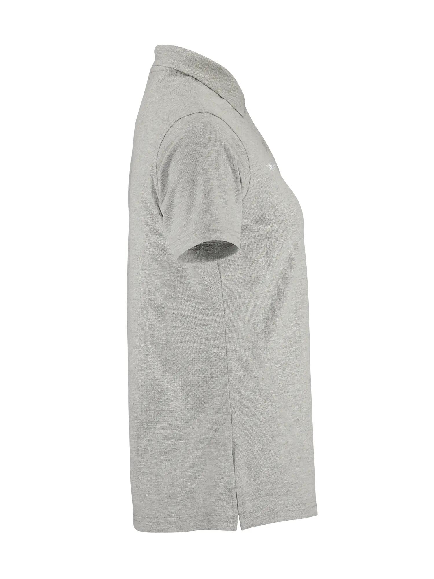 craft Community 2.0 Polo W polo en coton mélangé confortable – Grey Melange 7/7
