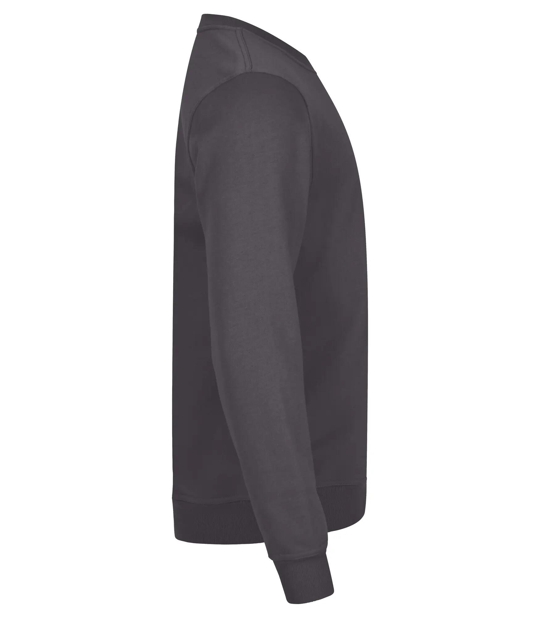 clique Miami Roundneck – camisola gola redonda em algodão reciclado – Metal Grey 2/4