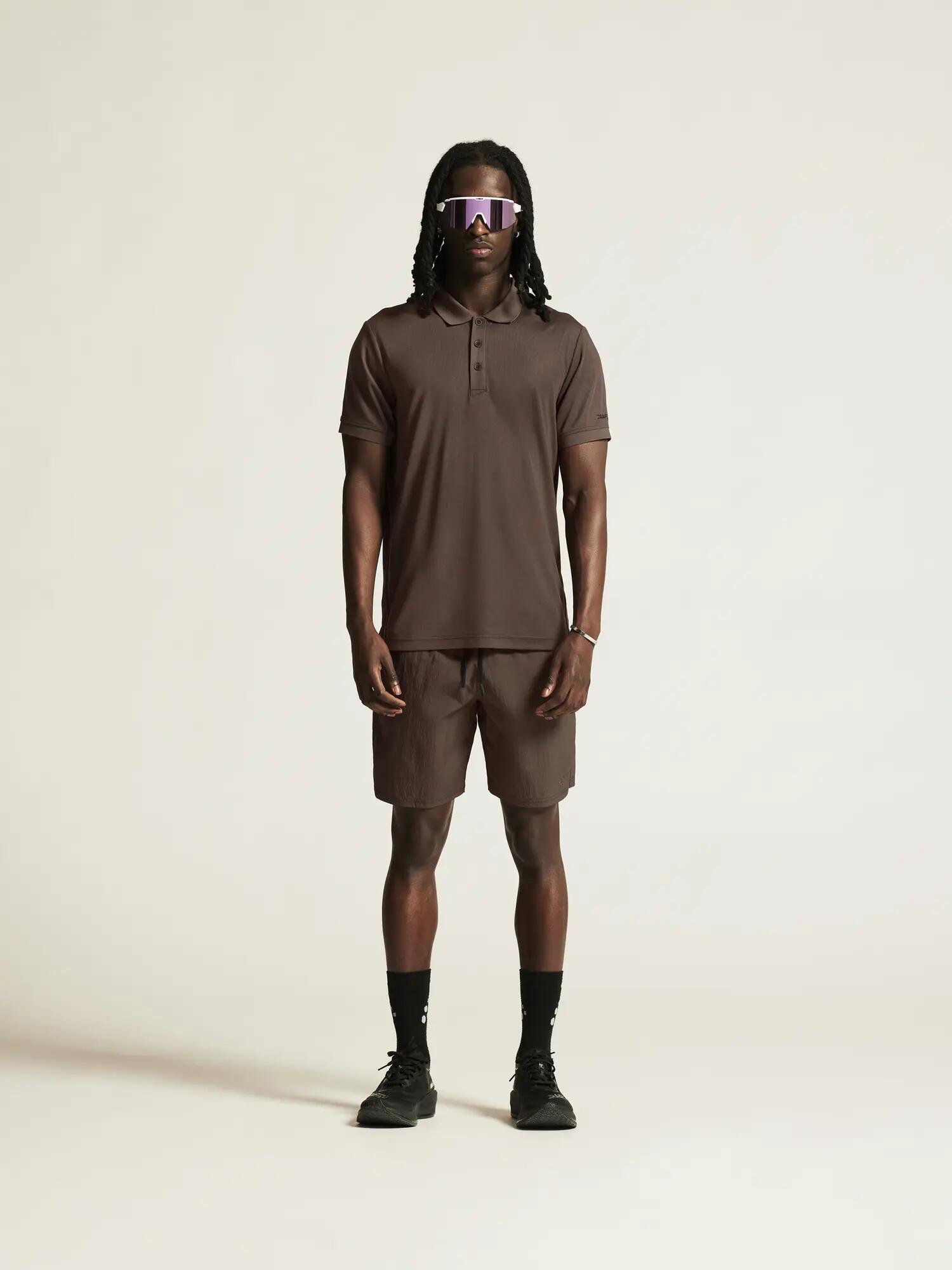 craft CORE Unify Polo van gerecycled polyester – Prune 3/7