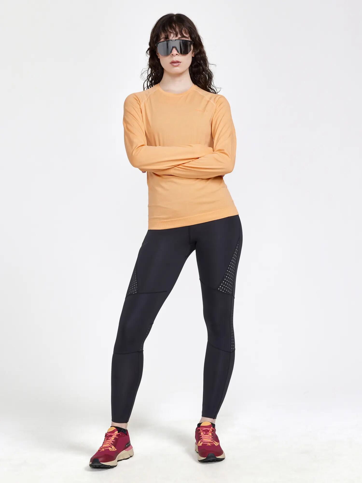 CORE Dry Active Comfort Ls W – Funktions-Langarmshirt – Peach 5/5