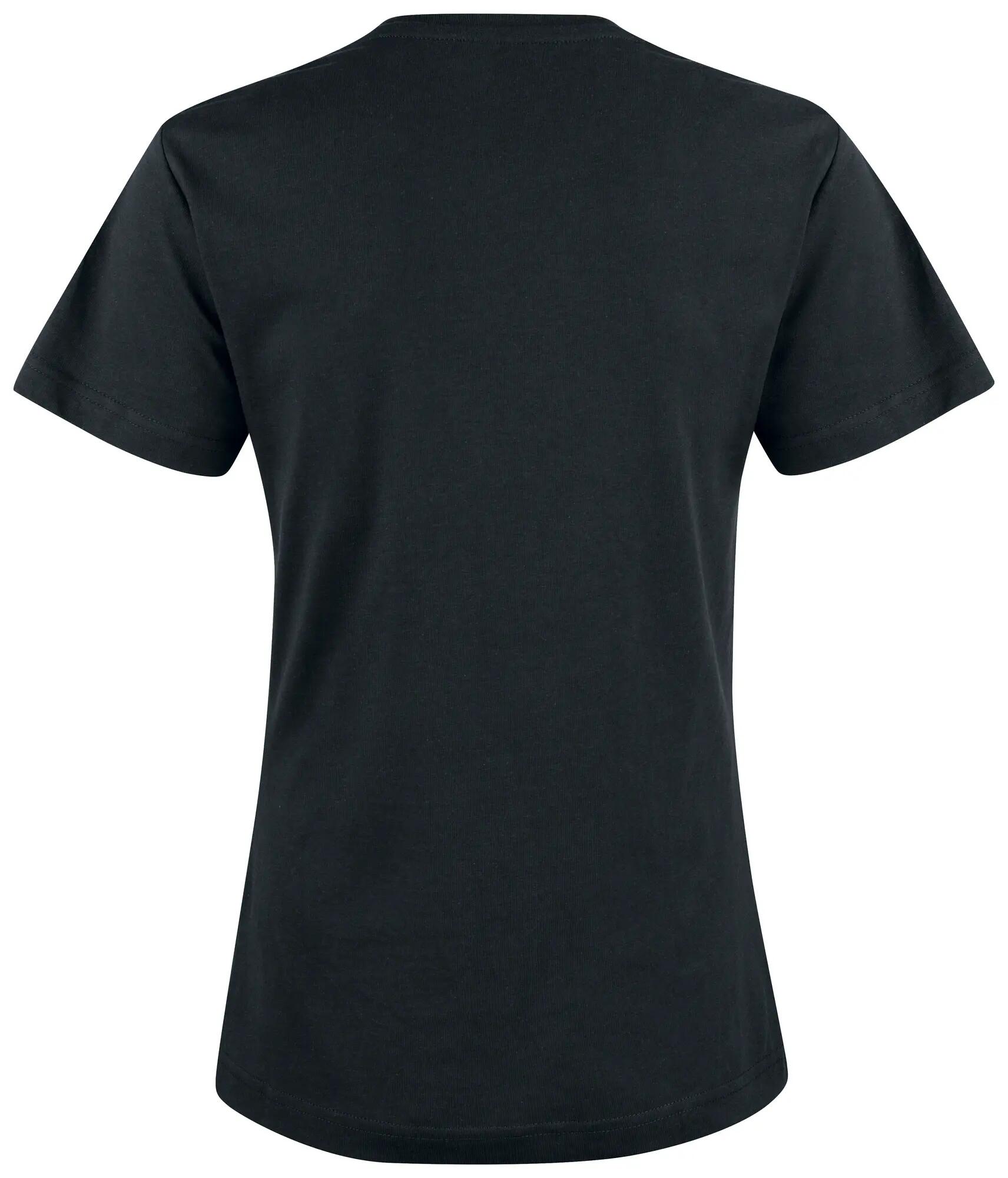 clique Premium Fashion-T Women – T-shirt premium 100% algodão – black 2/4