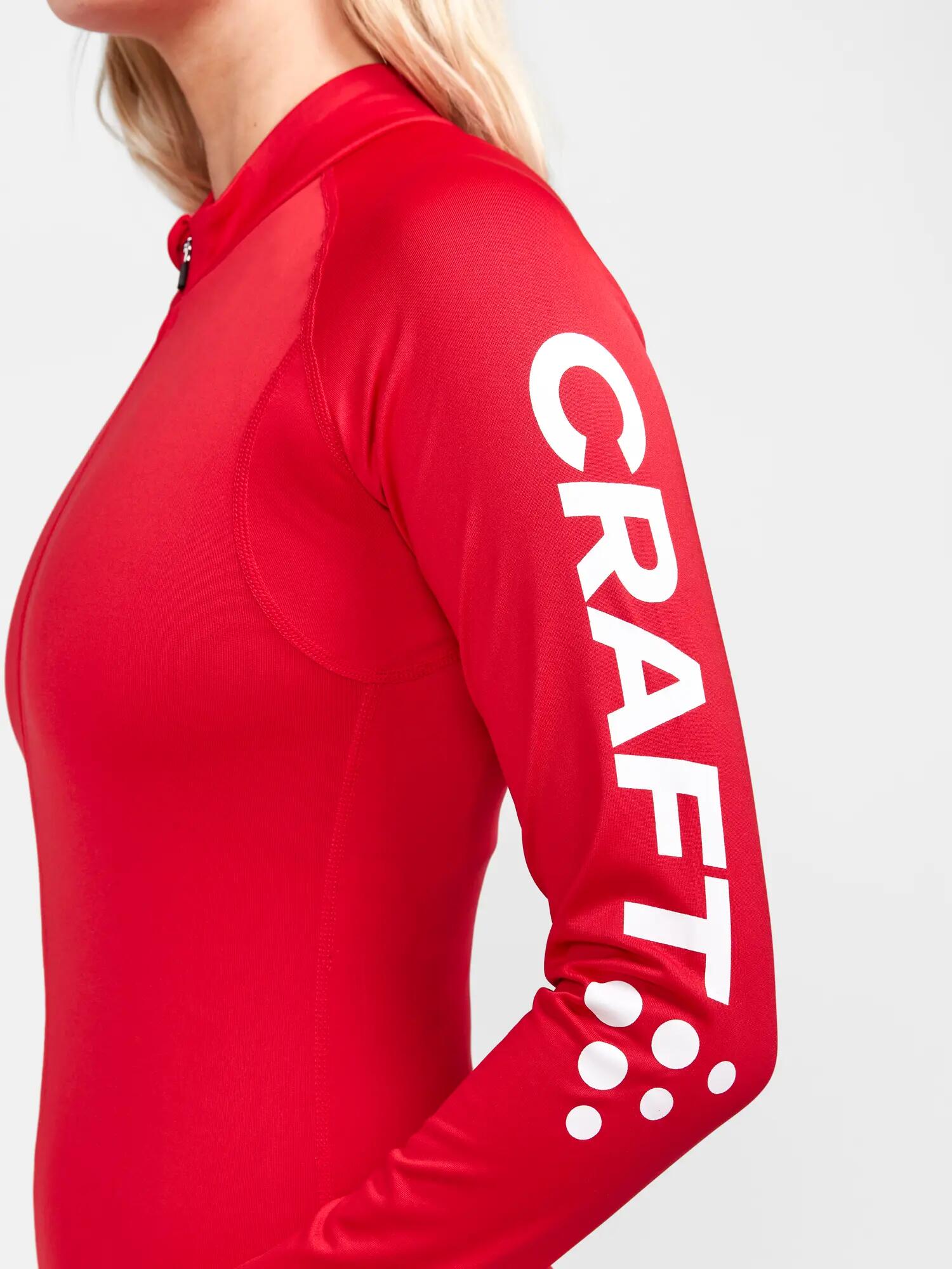 craft ADV Nordic Club Suit W elastisch XC-trainingspak – Bright Red 5/7